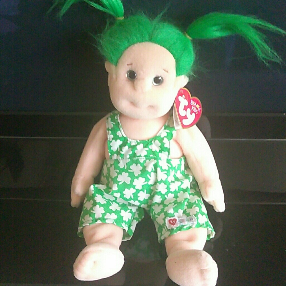Adorable lady TY Beanie  saint Patrick's commemorative...